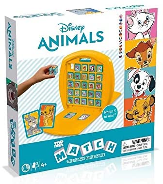 Top Trumps Disney Animals Match Juego de mesa