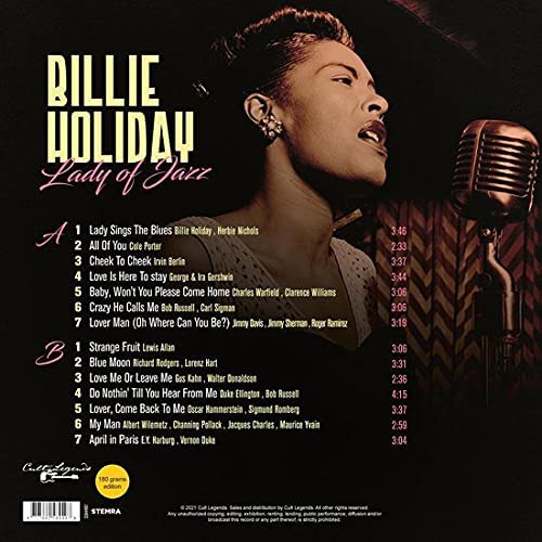 Holiday Billie - Lady of Jazz [VINYL]