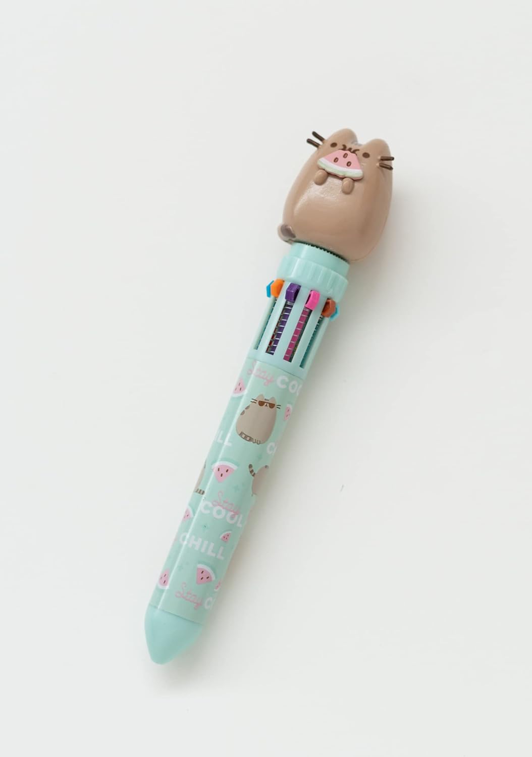 Grupo Erik Pusheen Stationery Set - Pusheen Pencil Case With Pen, Highlighter Set