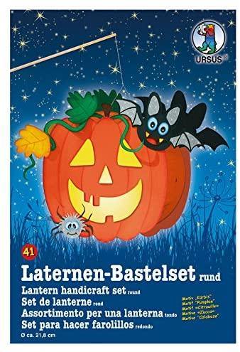 Ursus 18700041 Kids' Craft Kits, Colourful, Laternen Bastelset. - Yachew