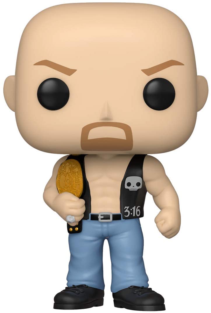 WWE Stone Cold Steve Austin (avec ceinture) Funko 49263 Pop ! Vinyle