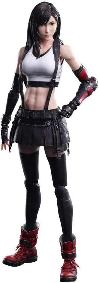 Square Enix,Black,201863 FINAL FANTASY VII - Tifa Lockhart - Figurine articulée 25cm Reprod