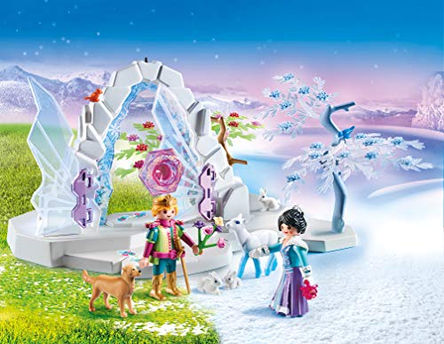 Playmobil 9471 Magisches Kristalltor zur Winterwelt mit Lichteffekt und Magiern