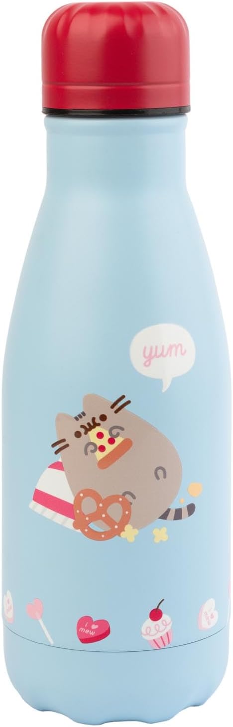 Grupo Erik Pusheen Metal Hot&Cold Bottle 260 ml - 9 oz | 260ml Water Bottle