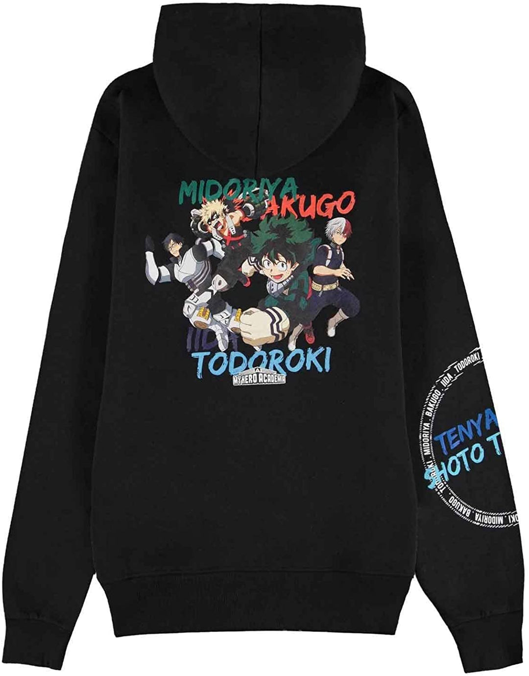 My Hero Academia Men's Sweatshirt, Black, XL