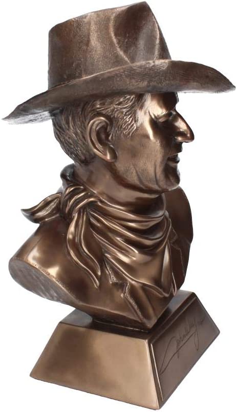 Nemesis Now John Wayne Bust Figurine 40cm Bronze, Resin