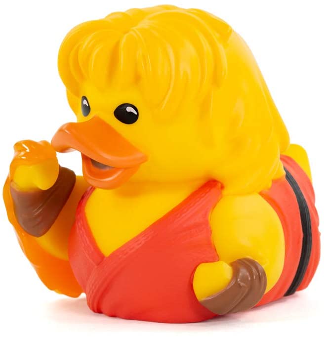 TUBBZ Street Fighter Ken Collectible Rubber Duck Figurine – Official Street Fighter Merchandise – Unique Limited Edition Collectors Vinyl Gift