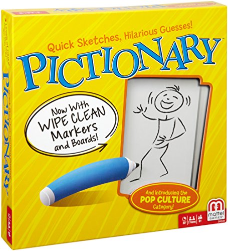 Juego de Adivinanzas Pictionary de Mattel Games, Adulto y Junior