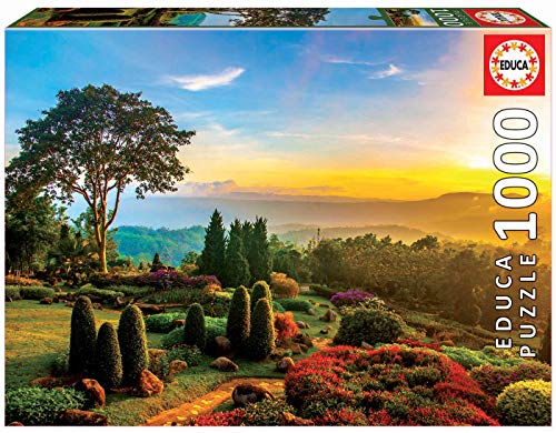 Educa Borras 17968 1000 Schöner Garten Puzzle, Multi-Coloured