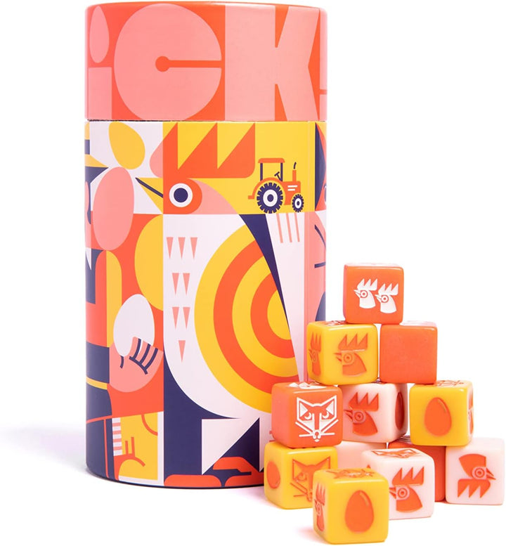 Keymaster Games Chicken! A Fast paced dice Game for Fun for Kids and Adults