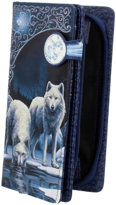 Nemesis Now Warriors of Winter Lisa Parker Embossed Purse 19cm Blue, PU, 18.5cm