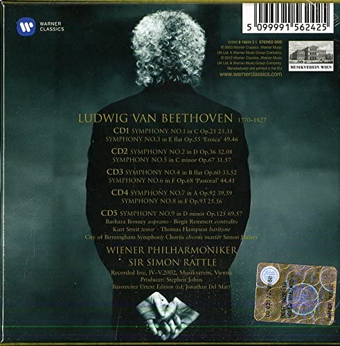 Beethoven: Sämtliche Symphonien [Audio-CD]