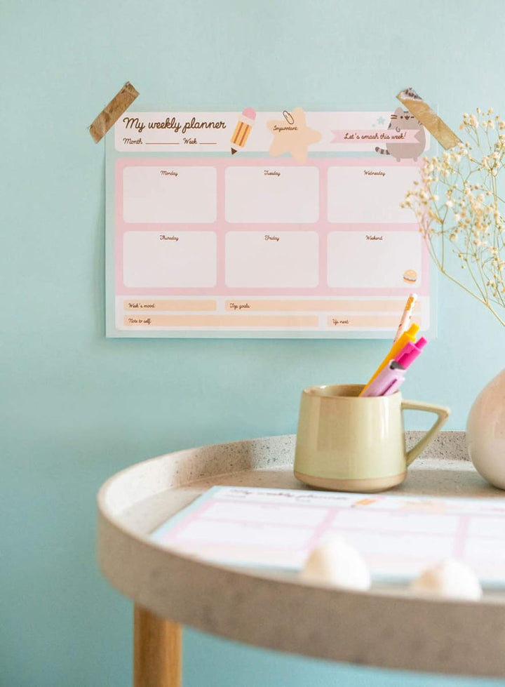 Grupo Erik Pusheen Weekly Planner A4 | Pusheen Calendar | Family Calendar