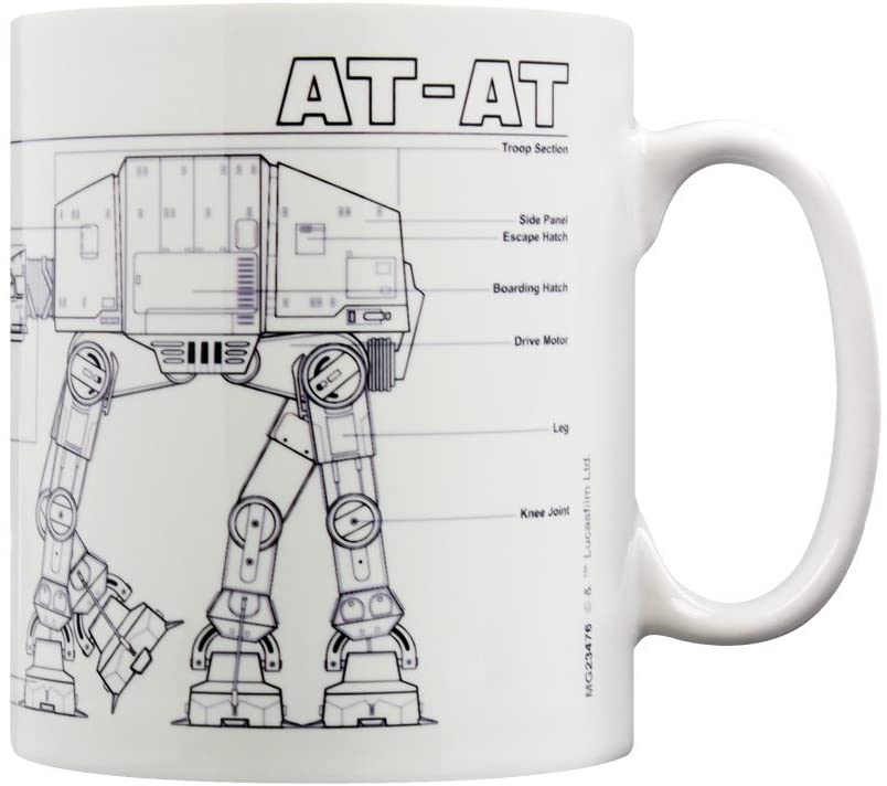Pyramid Star Wars AT-AT MG23476 Mug Porcelain, Multi Colour