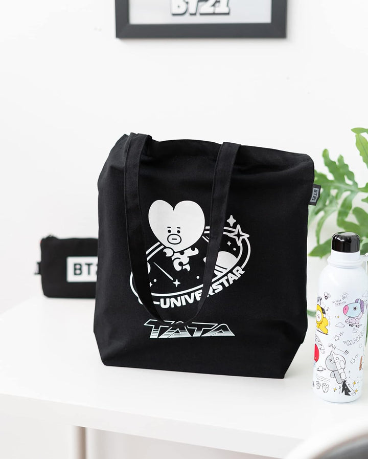 Grupo Erik BT21 Official Merchandise Cotton Tote Bag - Cotton Shopping Bag