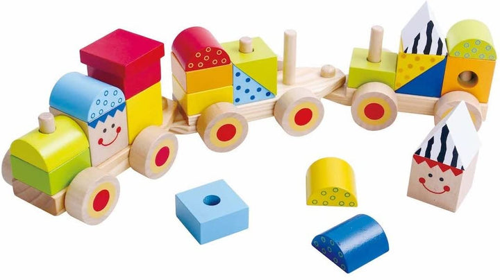 Andreu Toys TK15108 Craft Trikes Stacking Train Toy Multi-Colour, 38 x 7.5 x 9.5 cm