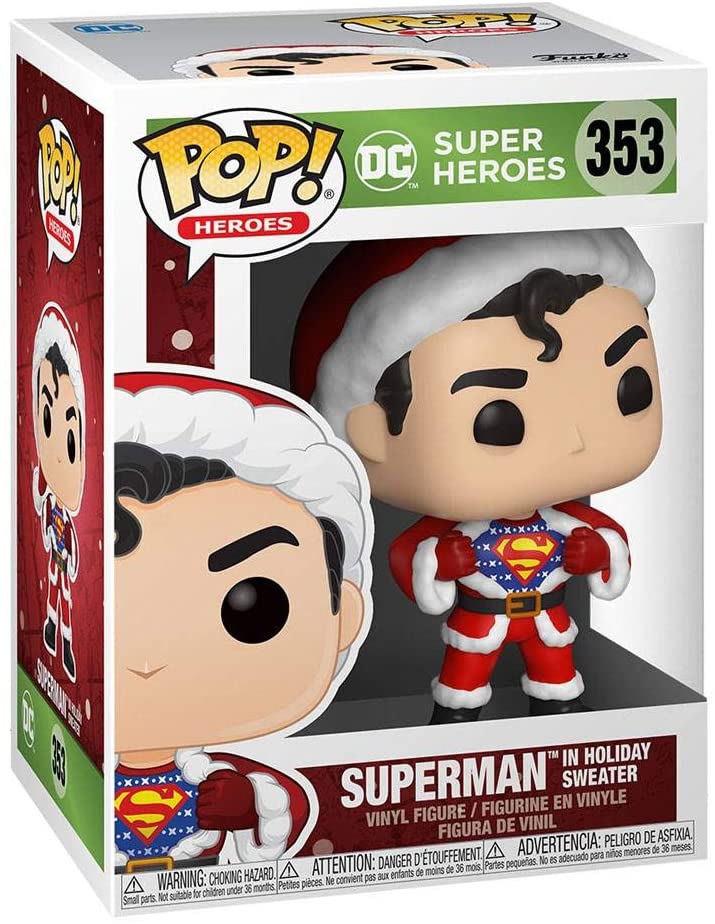 Dc Super Heroes Superman in vakantietrui Funko 50651 Pop! Vinyl #353