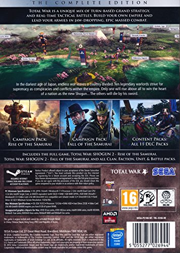 Total War: Shogun 2 - The Complete Collection (PC DVD/CD)