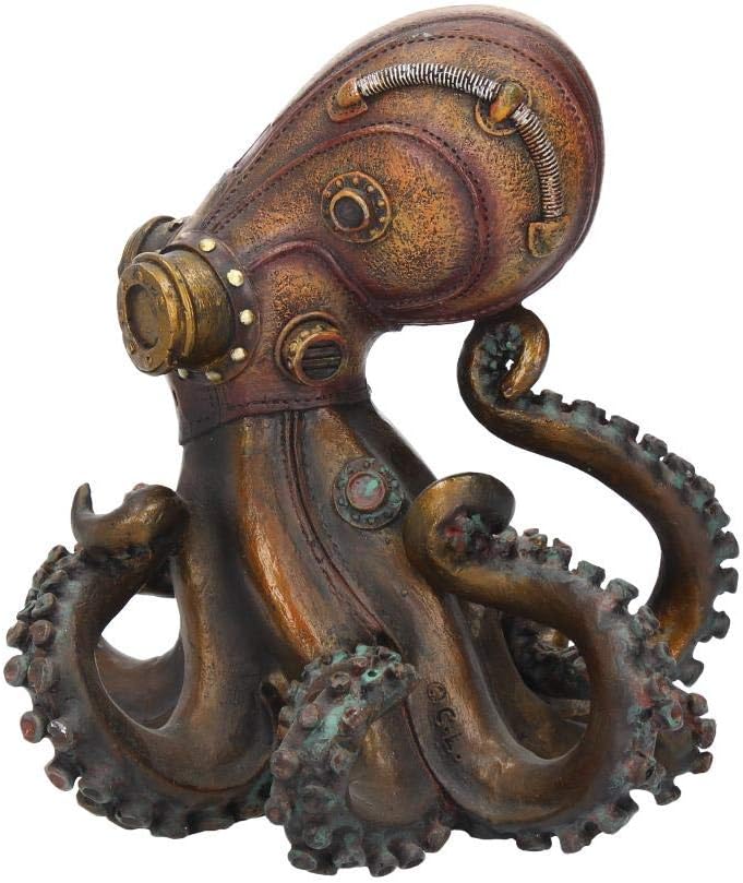 Nemesis Now Octo-Steam Figur 19 cm Bronze