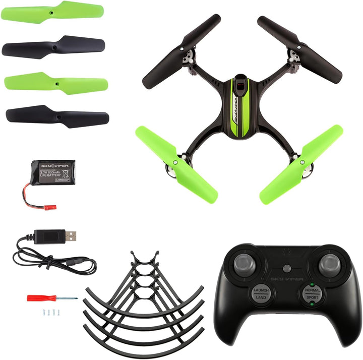 Sky Viper Fury Stunt Drone with Surface Scan Technology, Professional-grade Firmware Provides Simple and Stable Flight for Beginners and Hobbyists