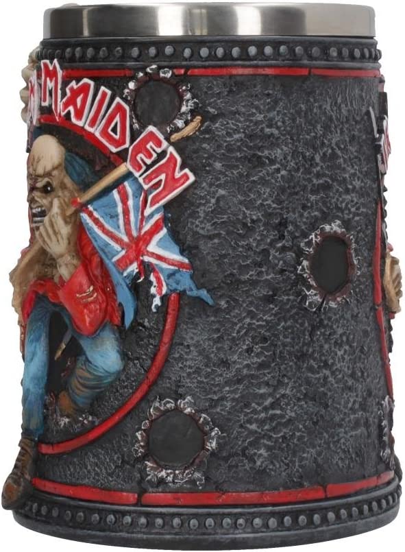 Nemesis Now Iron Maiden Bierkrug, 14 cm, Schwarz