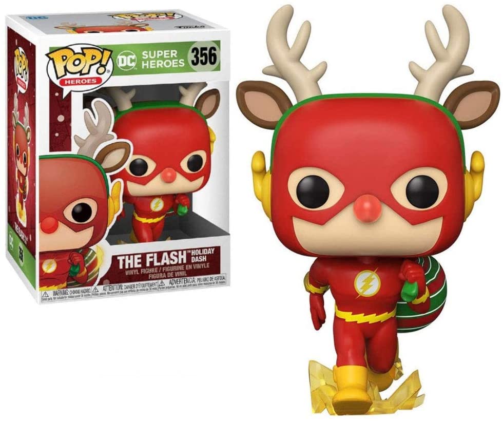 Dc Super Heroes The Flash Holiday Dash Funko 50654 Pop! Vinyl #356