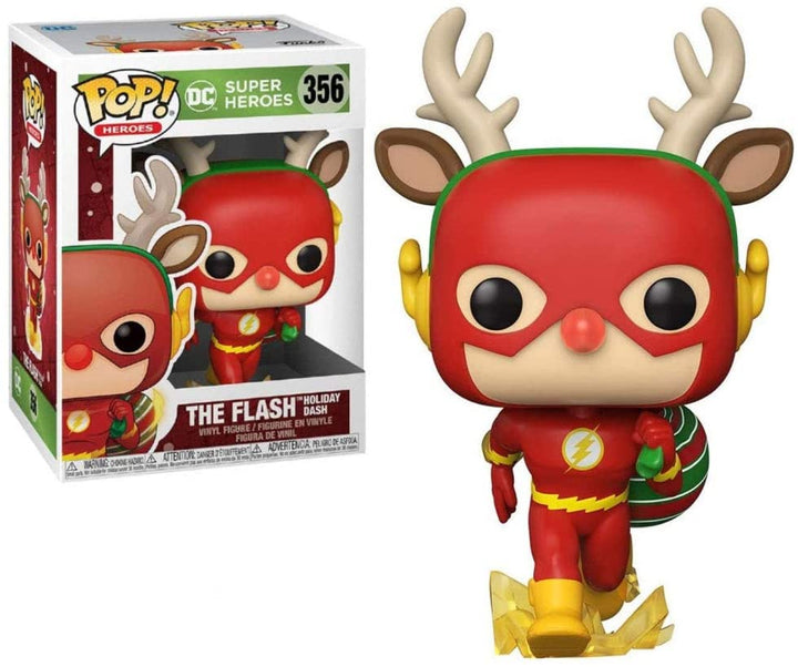 Dc Super Heroes The Flash Holiday Dash Funko 50654 Pop! Vinyl #356