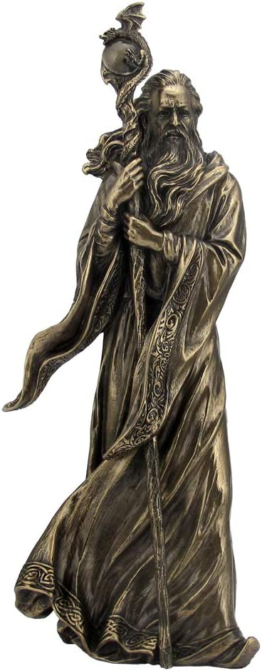 Nemesis Now Merlin Bronze Figurine 28cm, Resin, One Size