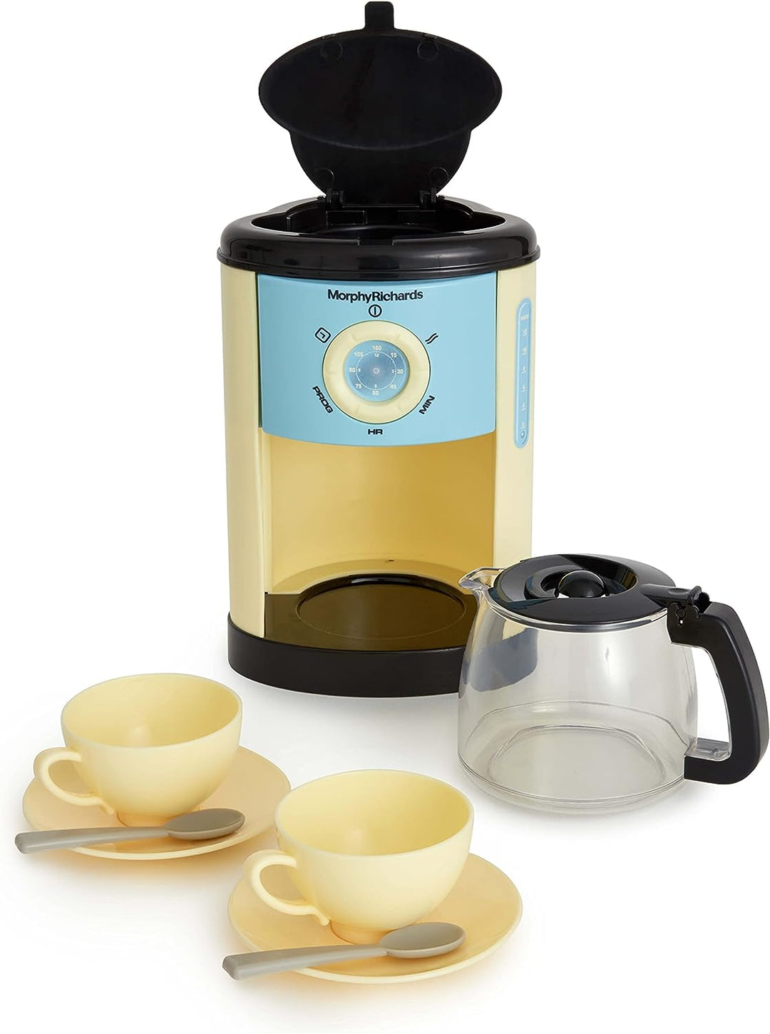 Casdon Morphy Richards Fillable Toy Coffee Maker - Interactive Pretend Play for Kids Aged 3+ (65050)