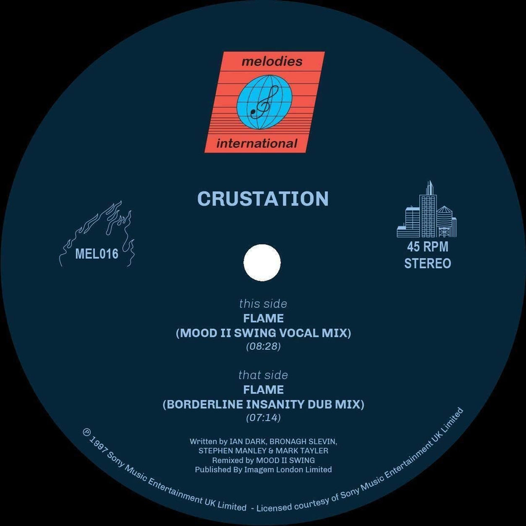 CRUSTATION - FLAME (MOOD II SWING REMIXES) [Vinyl]