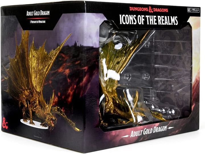 D&amp;D: Icons of The Realms: Gold Dragon Premium-Figur für Erwachsene
