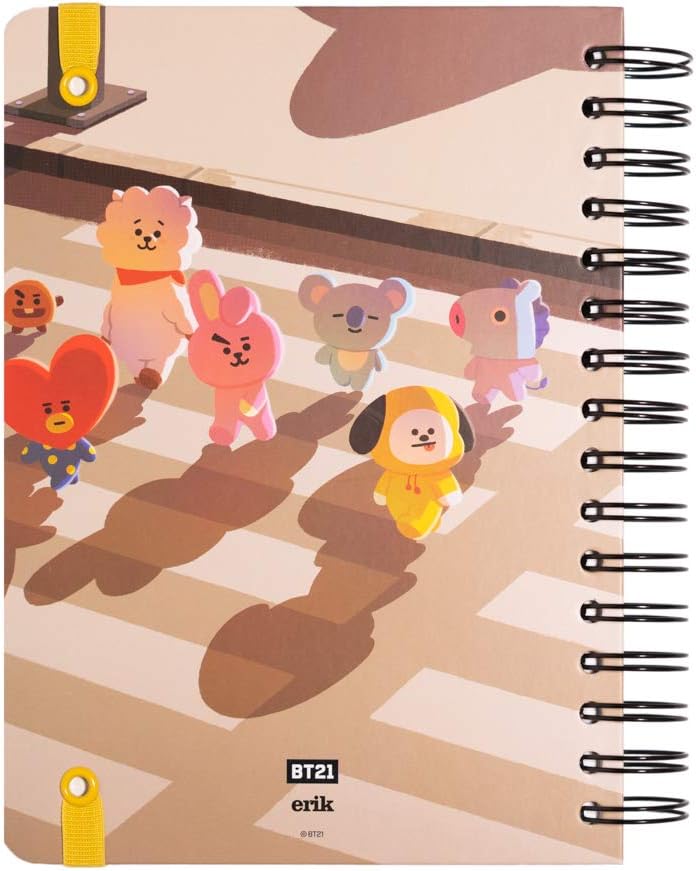 BT21 Official Merchandise A5 Notebook | Bullet Journal