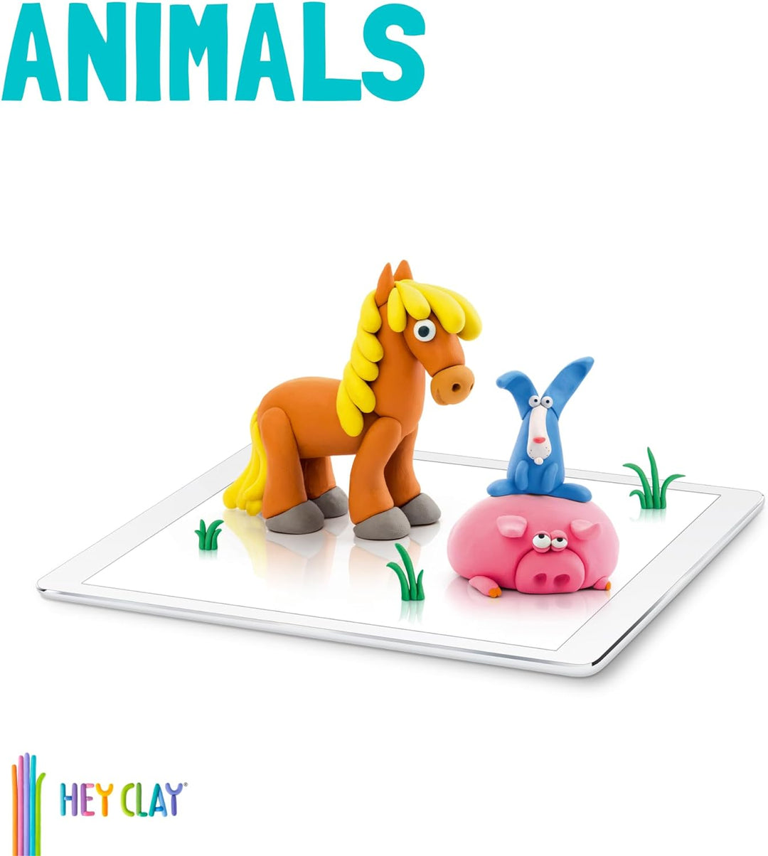 Hey Clay 3 Pack - Animals