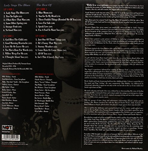 Lady Sings The Blues (180g 2LP Gatefold Set) – Billie Holiday [VINYL]