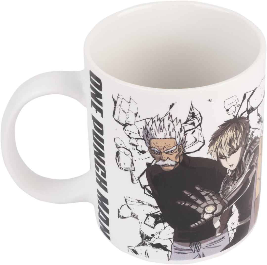 Grupo Erik One Punch Man Heroes Ceramic Mug | 35 cl / 350 ml - 3.74 x 3.15 inches