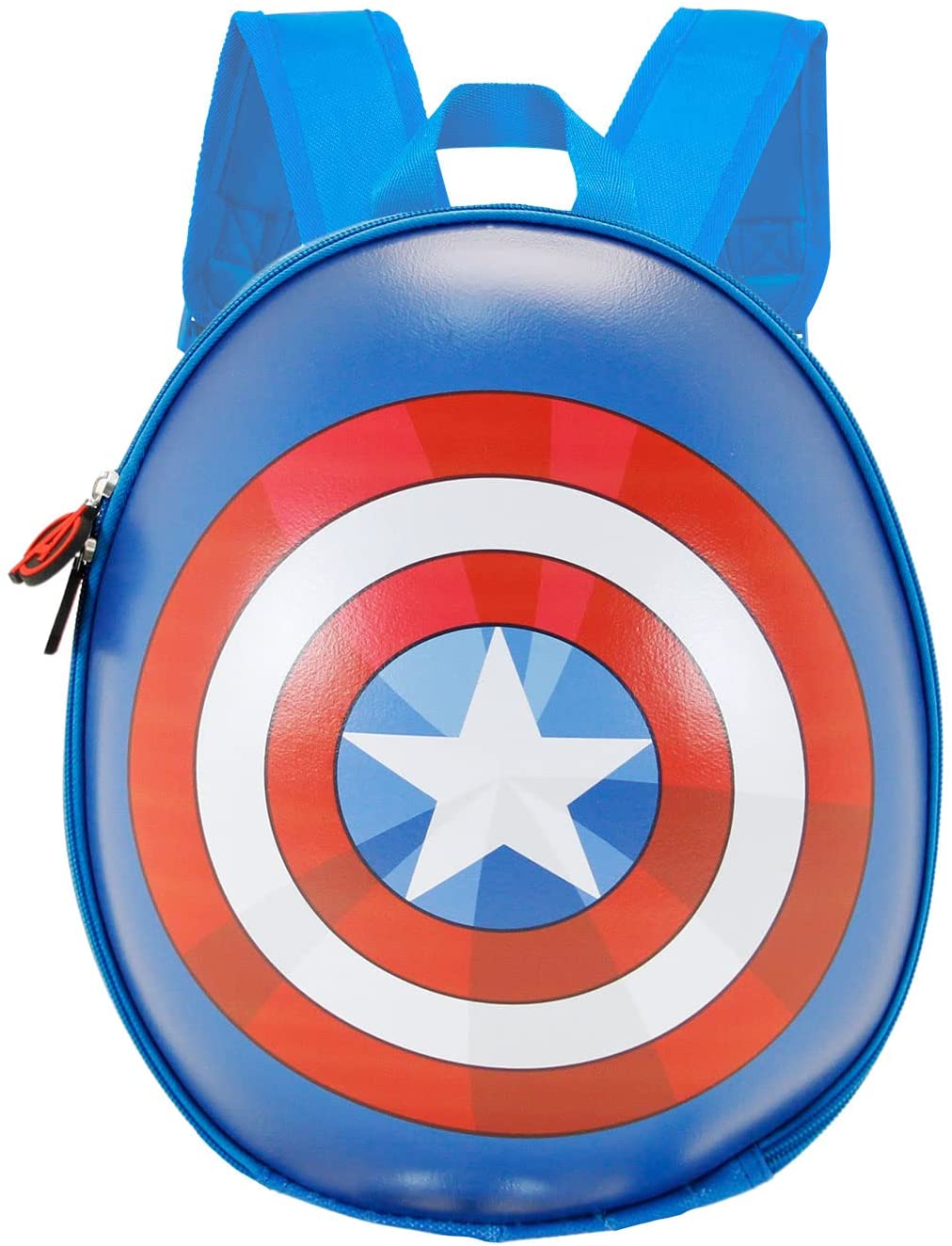 Captain America Shield Cap-Eggy Backpack, Blue