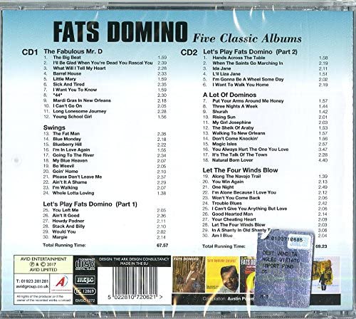 Fats Domino - Five Classic Albums [Audio CD]