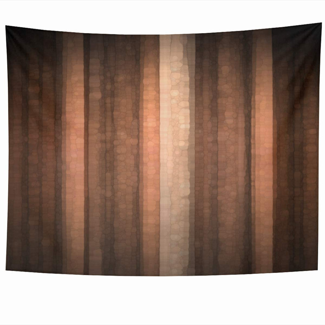 Daawqee Tapestry Wall Hanging Art 60 x 50 Inches Istic Brown Fall Orange Copper