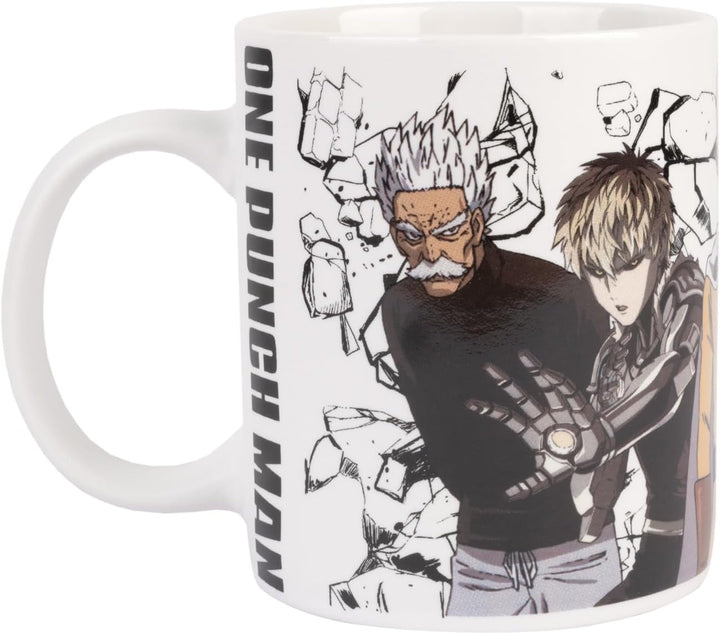 Grupo Erik One Punch Man Heroes Ceramic Mug | 35 cl / 350 ml - 3.74 x 3.15 inches