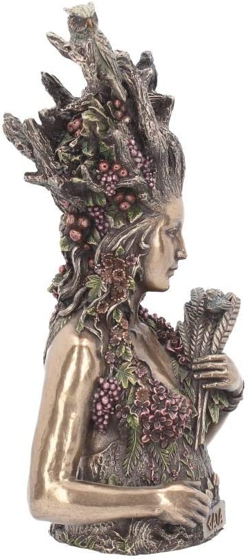 Nemesis Now Gaia Büstenfigur, 30 cm, Bronze