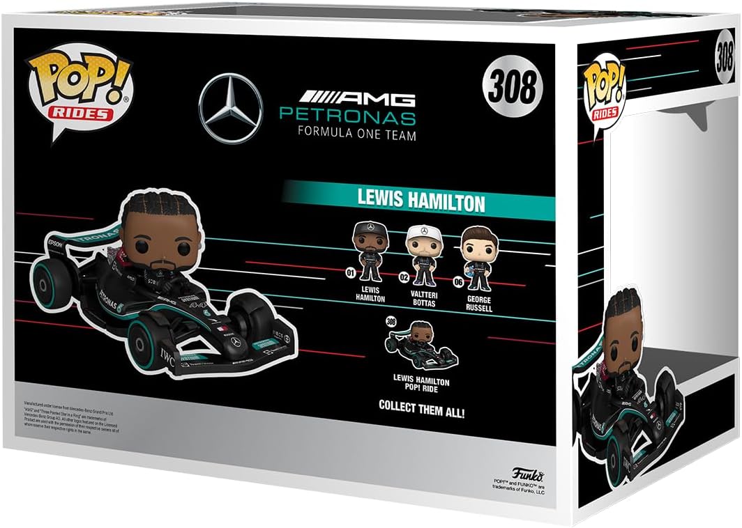 Funko POP! Ride Super Deluxe: F1 Mercedes Lewis Hamilton - Mercedes-Benz