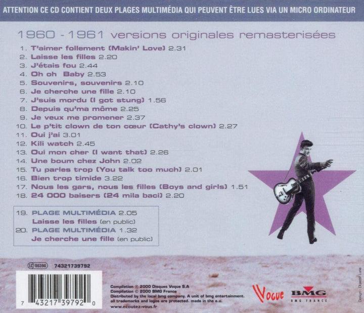 Hallyday Johnny - Mes Jeunes Annees [Audio CD]