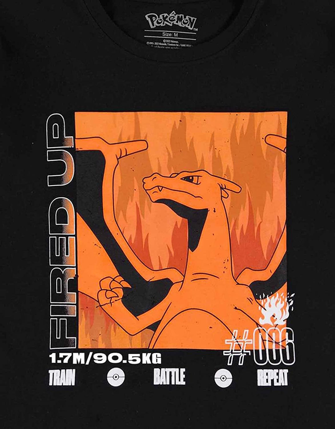 POKEMON - Dracaufeu - T-Shirt Homme (L)