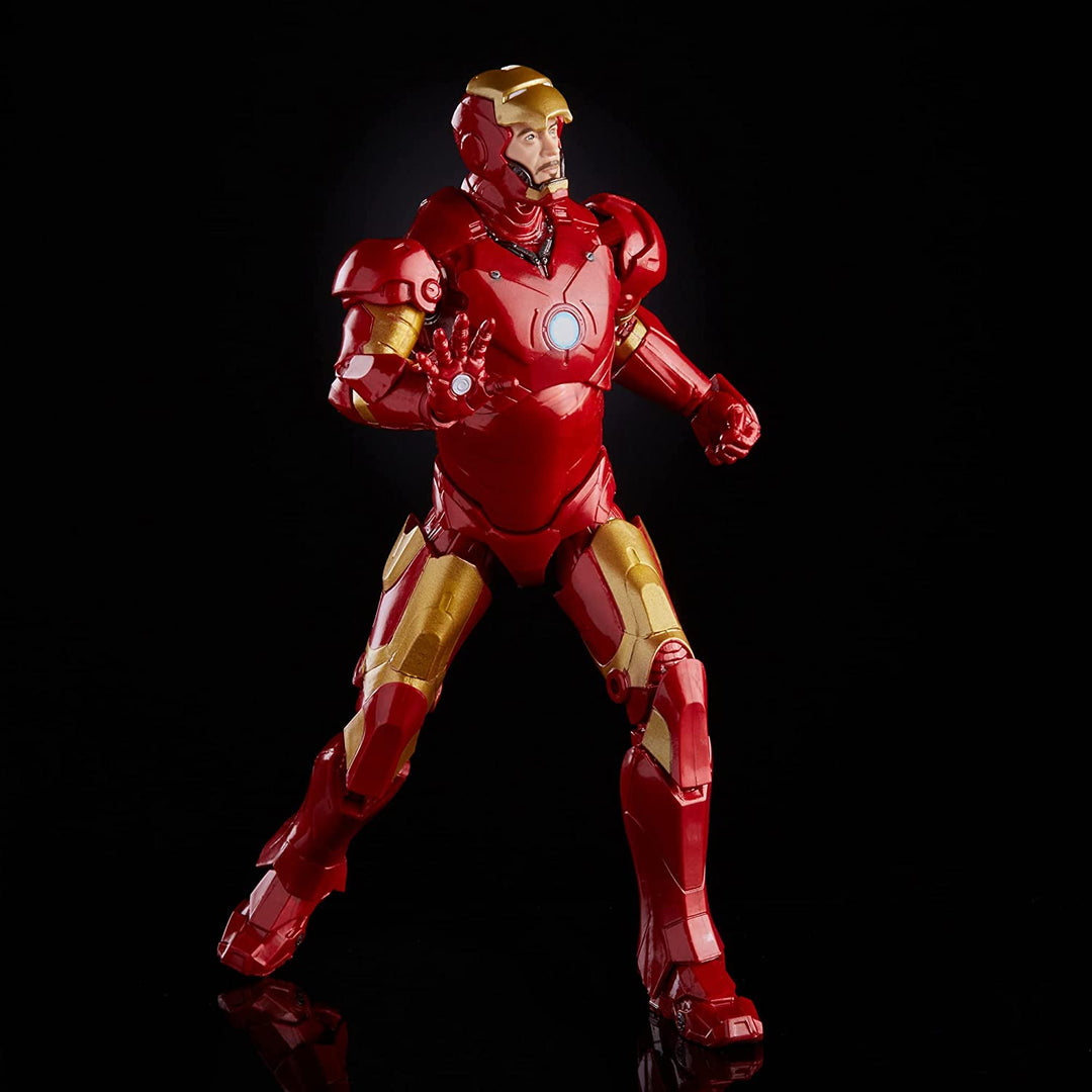 Hasbro Marvel Legends Series 15-cm-scale Action Figure Toy Iron Man Mark 3, Includes Premium Design and 5 Accessories