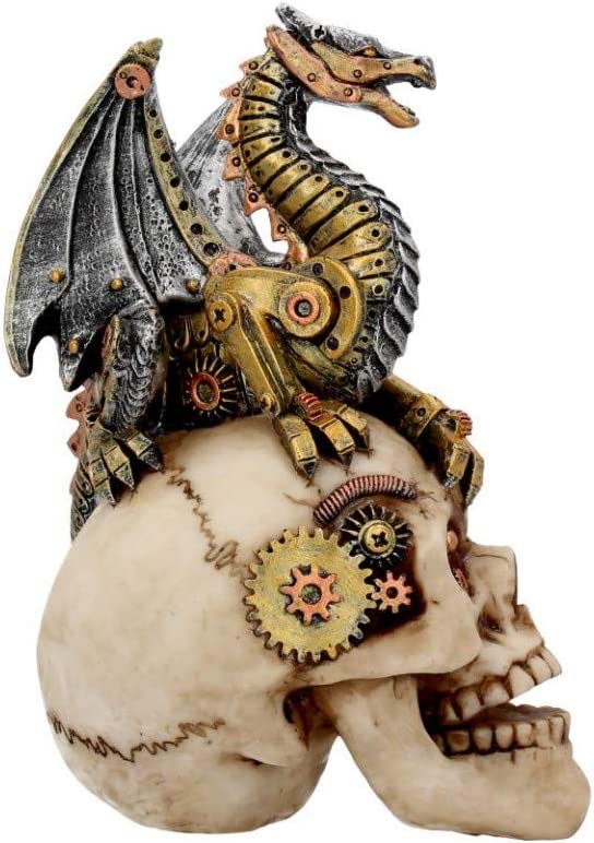 Nemesis Now Dragon's Grasp Figurine 22.5cm White, Resin, One Size