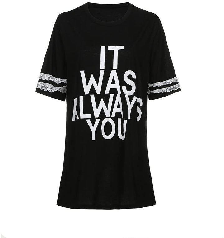 Print Women's T-Shirt - Black (S-XXL)