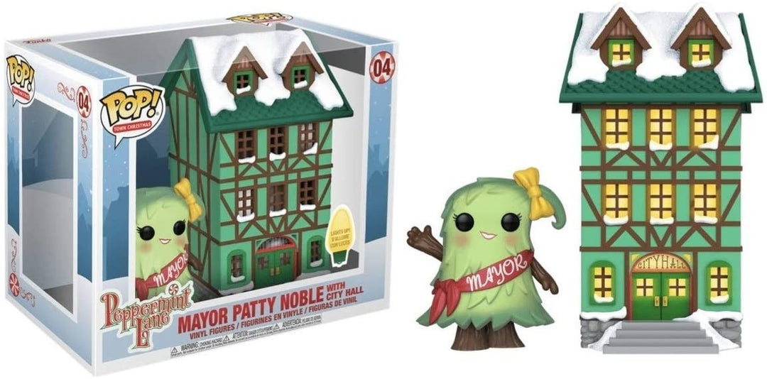 Peppermint Lane Mayor Patty Noble With City Hall Funko 44424 Pop! Vinyl