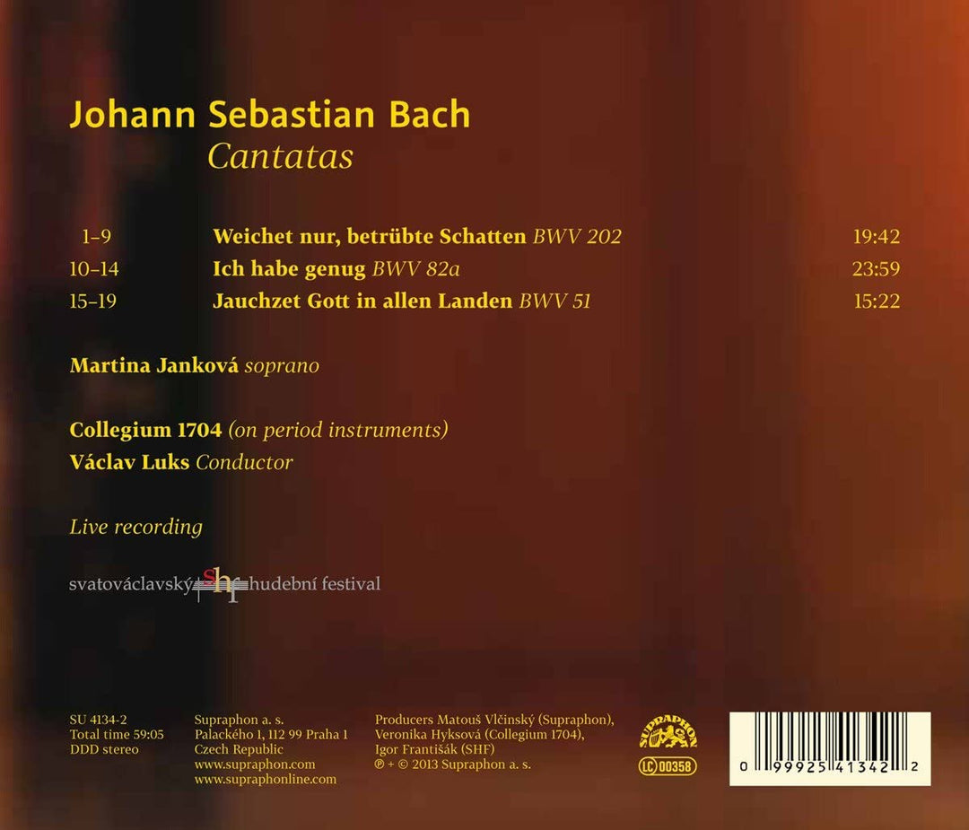 Cantatas [Audio CD]