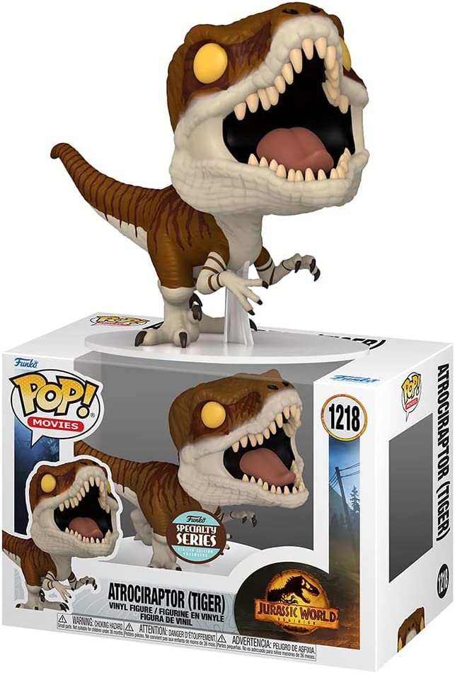 Jurassic Park World Dominion: Atrociraptor (Tiger) Exklusiver Funko 55292 Pop! Vinyl Nr. 1218