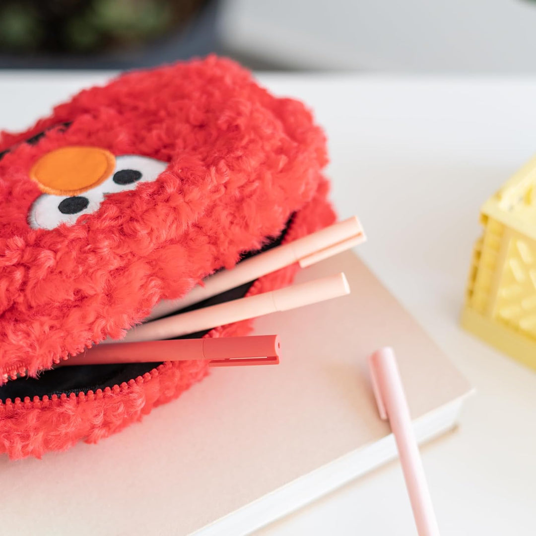 Grupo Erik Sesame Street Elmo Plush Pencil Case Kids Pencil Case